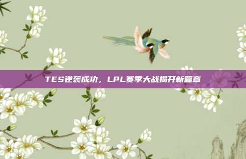 TES逆袭成功，LPL赛季大战揭开新篇章  第1张