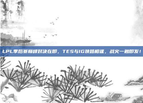 LPL季后赛巅峰对决在即，TES与IG狭路相逢，战火一触即发！  第1张