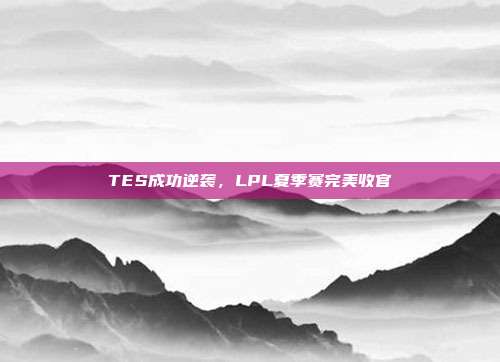 TES成功逆袭，LPL夏季赛完美收官  第1张