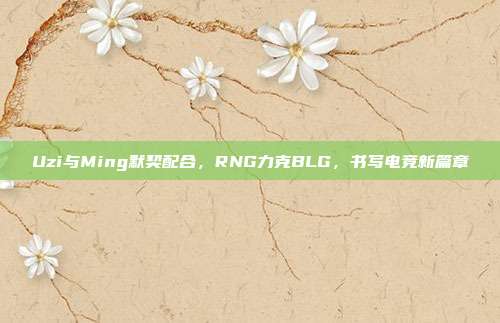 Uzi与Ming默契配合，RNG力克BLG，书写电竞新篇章  第1张