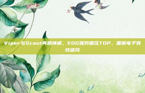 Viper与Scout再展神威，EDG强势碾压TOP，重振电子竞技雄风  第1张