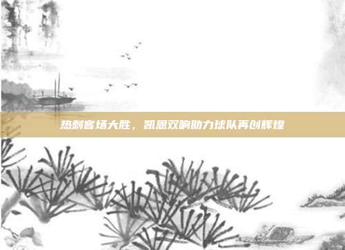 热刺客场大胜，凯恩双响助力球队再创辉煌  第1张